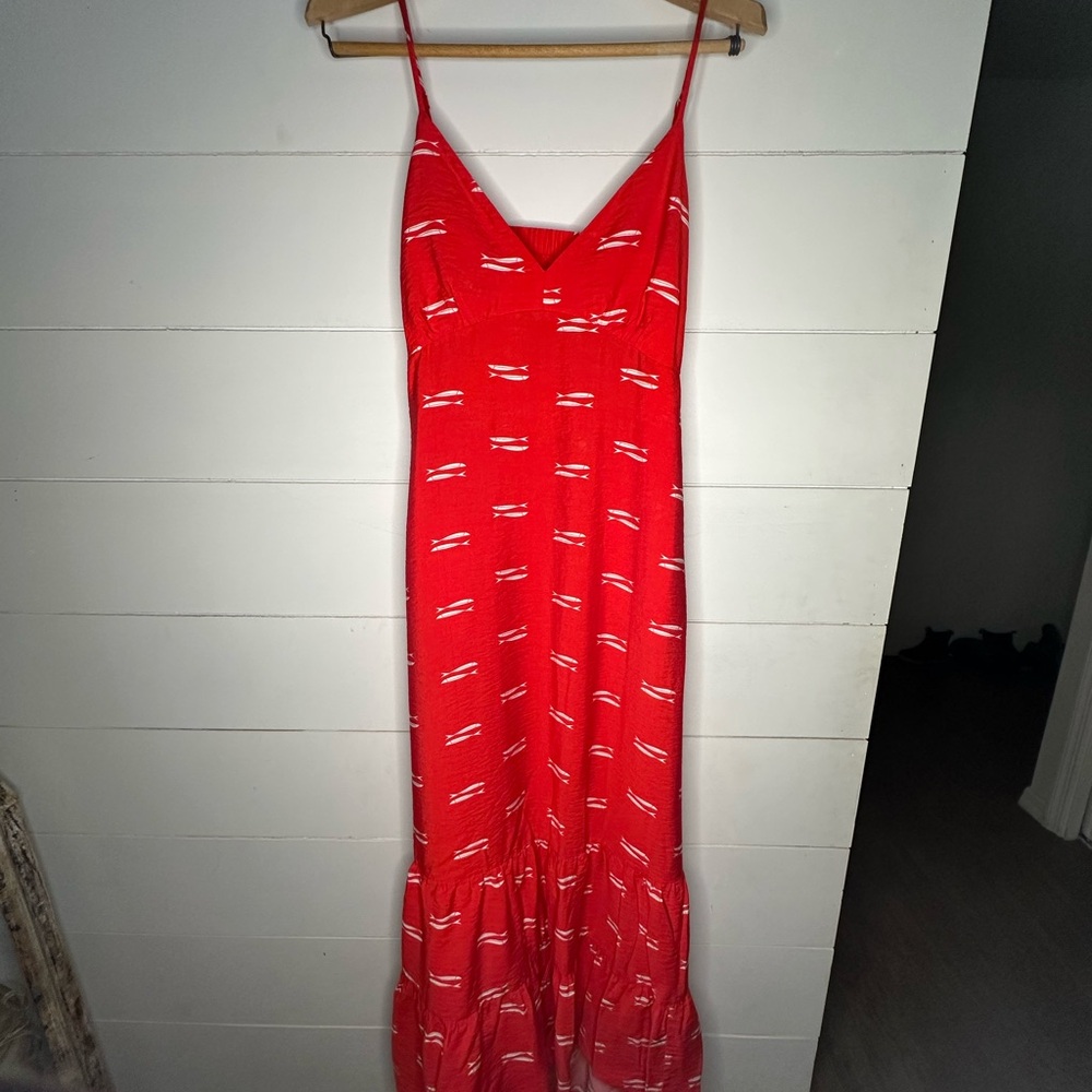 Red Strappy Dress